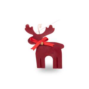 Vela decorativa Reindeer Red