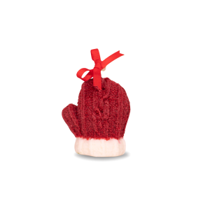 Vela decorativa Christmas Gloves Red