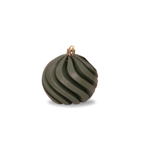 Vela decorativa Winter spheres Green